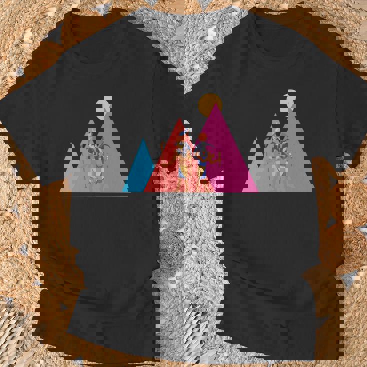 エジプトのピラミッド I エジプトの神々 考古学 エジプト 長袖tシャツ Tシャツ 高齢者への贈り物