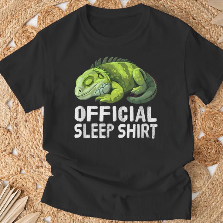 オフィシャル・スリープシャツ・イグアナ Tシャツ 高齢者への贈り物