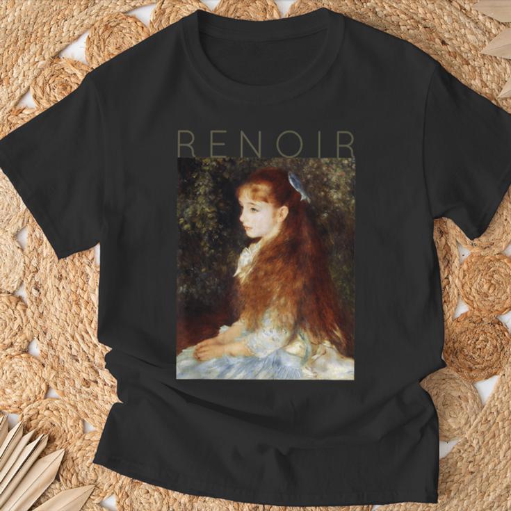 オーギュスト・ルノワール マドモアゼル・ダンヴェールの肖像 Tシャツ 高齢者への贈り物