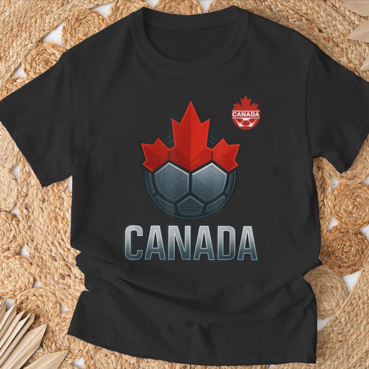 カナダ サッカー ジャージ レッド フットボール ファン プレーヤー 旅行 Tシャツ 高齢者への贈り物
