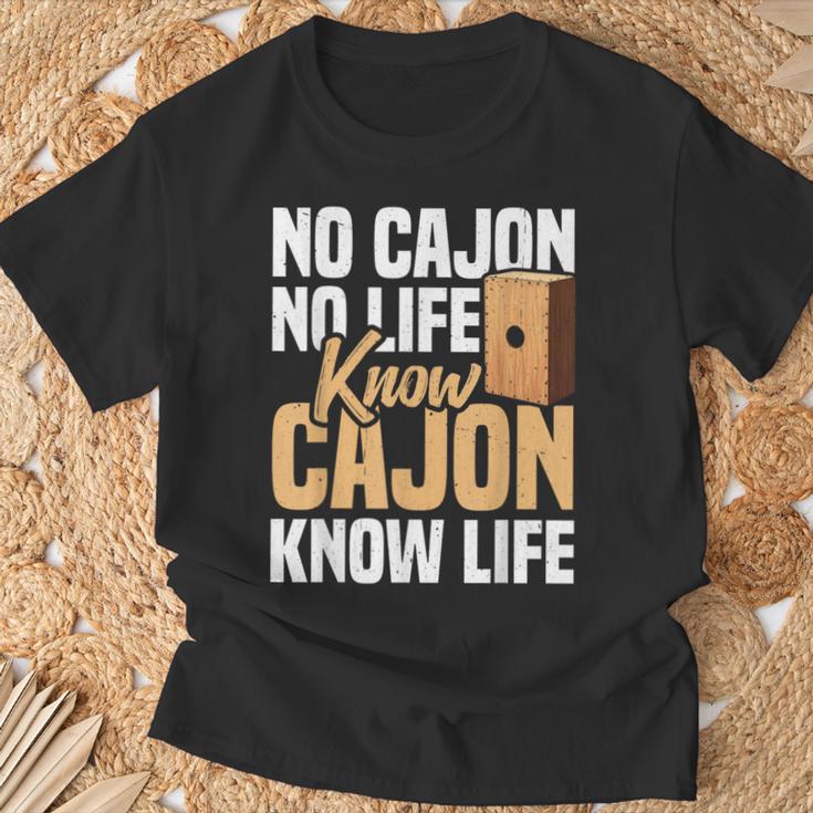 カホン奏者 カホン 音楽愛好家 人生を知る カチョン ペルーのカホン Tシャツ 高齢者への贈り物