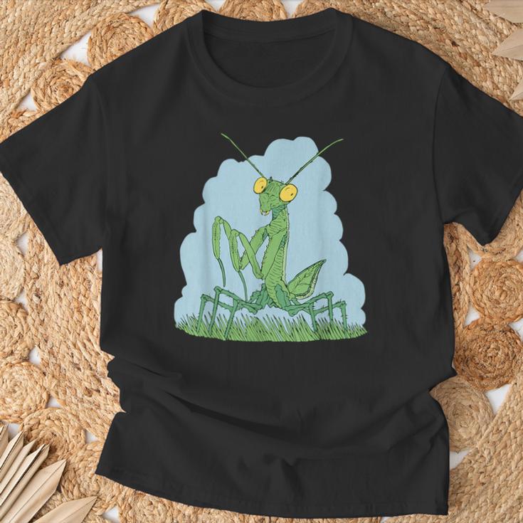 カマキリ 子供 男の子 幼児 男性 女性 虫 昆虫 Tシャツ 高齢者への贈り物