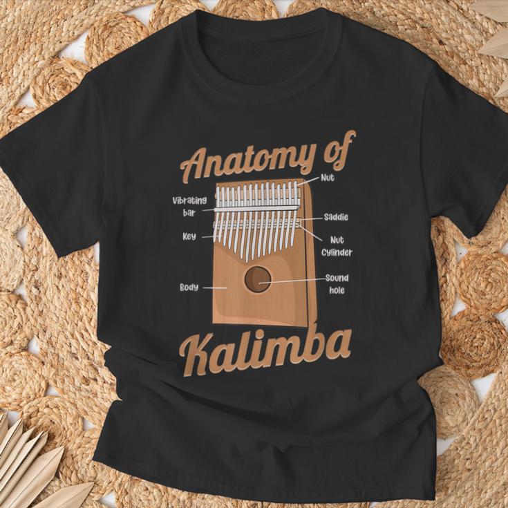 カリンバの解剖学的デザイン カリンバ選手向け Tシャツ 高齢者への贈り物