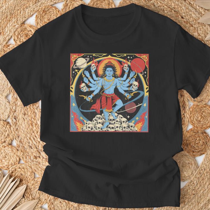 カーリー ヒンドゥー教 女神 ヒンドゥー教 神 スピリチュアル 禅 ヨガ Tシャツ 高齢者への贈り物