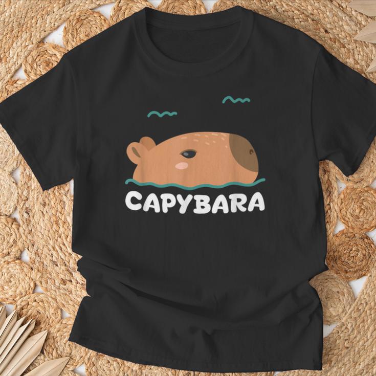 キッズ カピバラ シャツ 男の子 女の子 Tシャツ 高齢者への贈り物