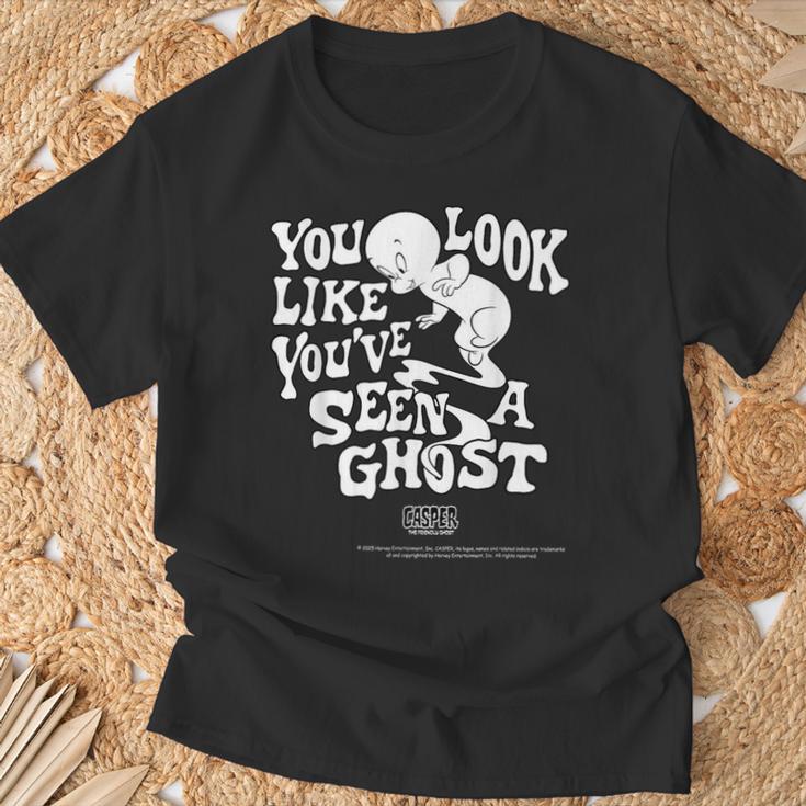 キャスパー映画グッズ You Look Like Ghost Tシャツ 高齢者への贈り物