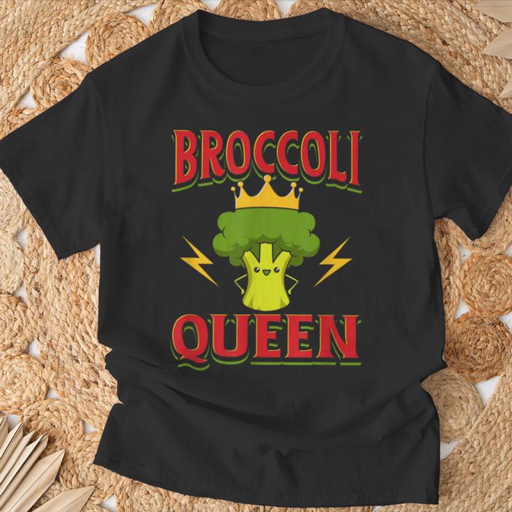 キュート ブロッコリー クイーン 引用 おもしろい 野菜 ブロッコリー愛好家 Tシャツ 高齢者への贈り物