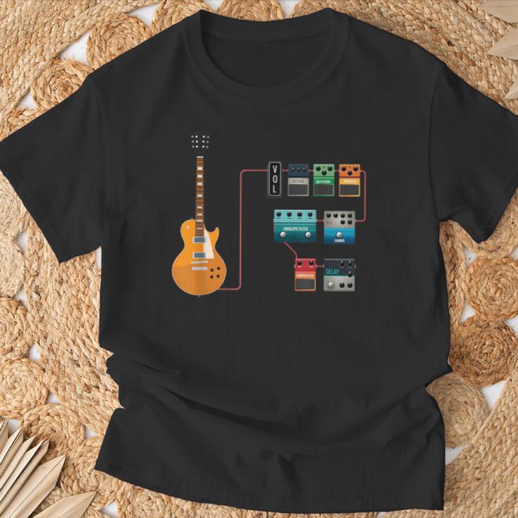 ギターペダルとストンプボックスジャム Tシャツ 高齢者への贈り物
