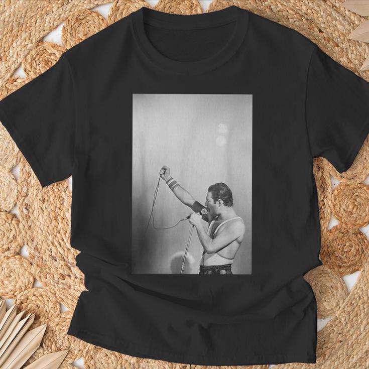 クイーン ザ ワークス ツアー フレディ マーキュリー ライブ 1984 Tシャツ 高齢者への贈り物