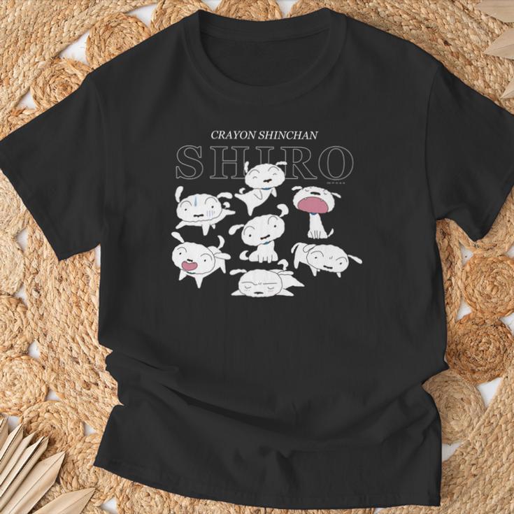 クレヨンしんちゃん いろいろシロ 長袖tシャツ Tシャツ 高齢者への贈り物