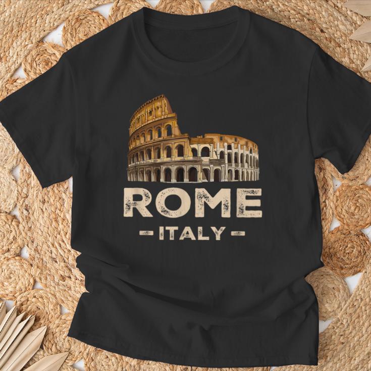 クール ヴィンテージ ローマ イタリア コロッセオ お土産 ローマ イタリア Tシャツ 高齢者への贈り物