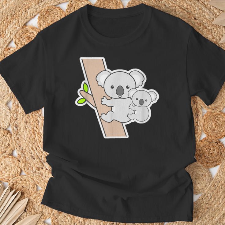 コアラ くん『親子』【どうぶつフレンズ】動物園 ゆるくてかわいい キャラクター Tシャツ 高齢者への贈り物