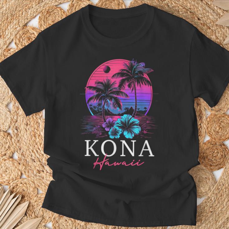 コナ ハワイ ハワイアン ハイビスカス 花 サーファー お土産 Tシャツ 高齢者への贈り物