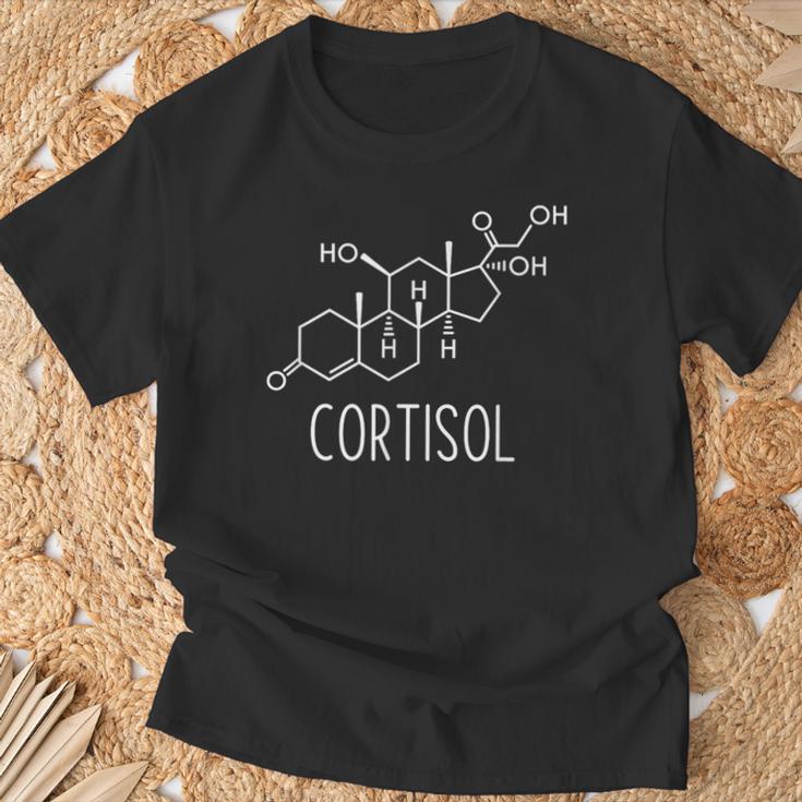 コルチゾール 化学式 医学 生化学 Tシャツ 高齢者への贈り物