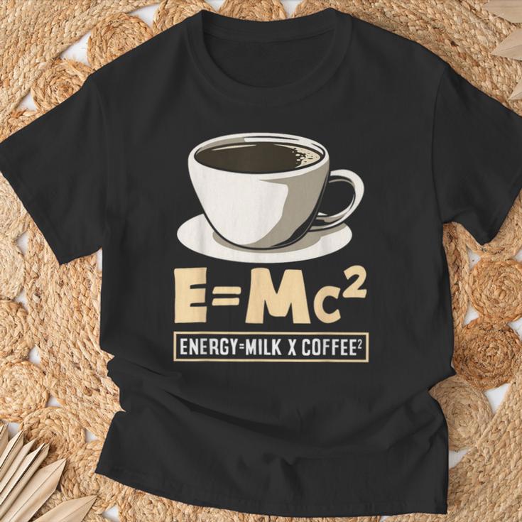 コーヒーラバーエナジーミルクコーヒー EMc² Tシャツ 高齢者への贈り物