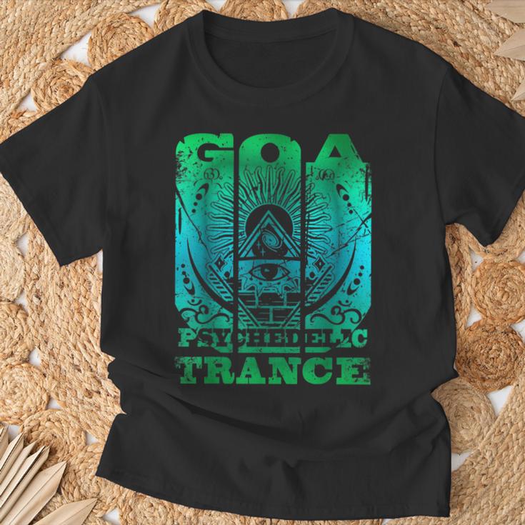 ゴア・サイケデリック・トランス-Om サイトランス レイバー Tシャツ 高齢者への贈り物