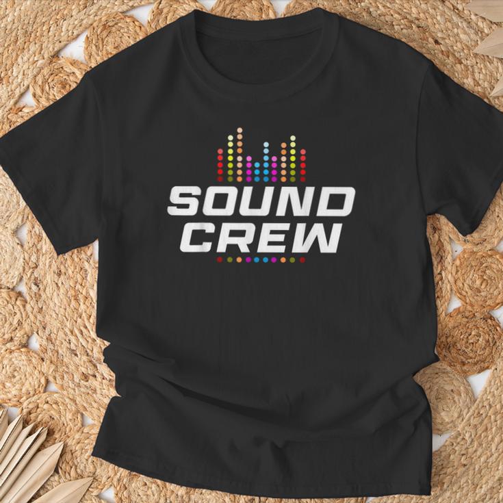 サウンドエンジニア コンサートスタッフ サウンドクルー Tシャツ 高齢者への贈り物
