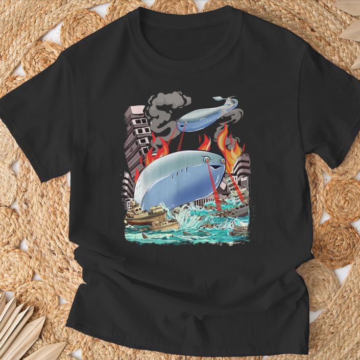 サカバンバスピス フィッシュミーム 怪獣 Tシャツ 高齢者への贈り物