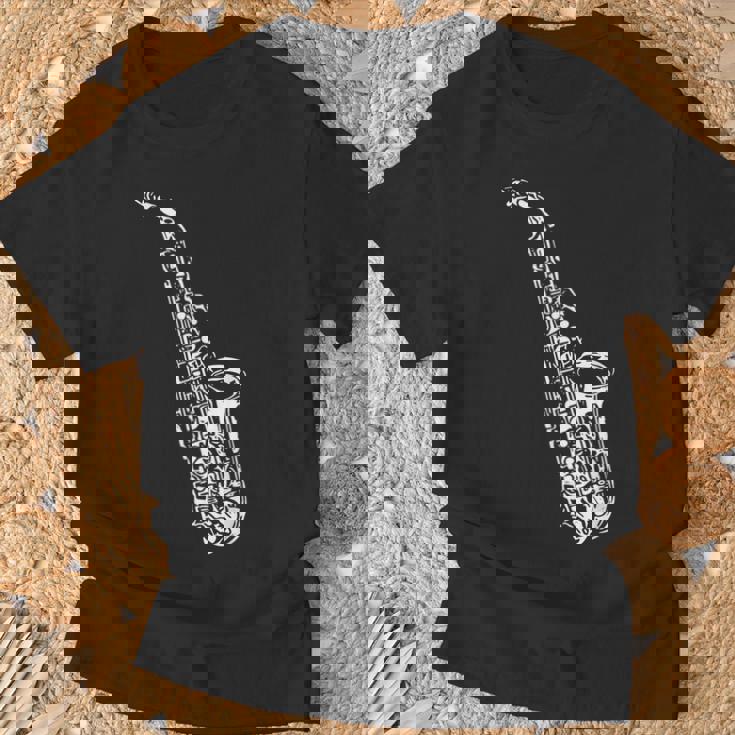 サックス サックス奏者 ミュージシャン サックス奏者 楽器 Tシャツ 高齢者への贈り物