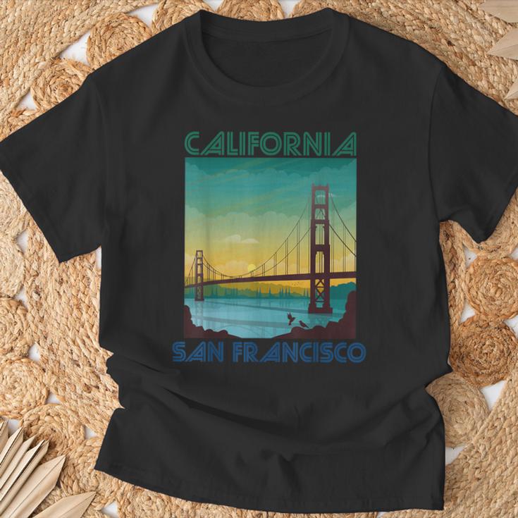 サンフランシスコ カリフォルニア お土産 ゴールデンゲートブリッジ Tシャツ 高齢者への贈り物