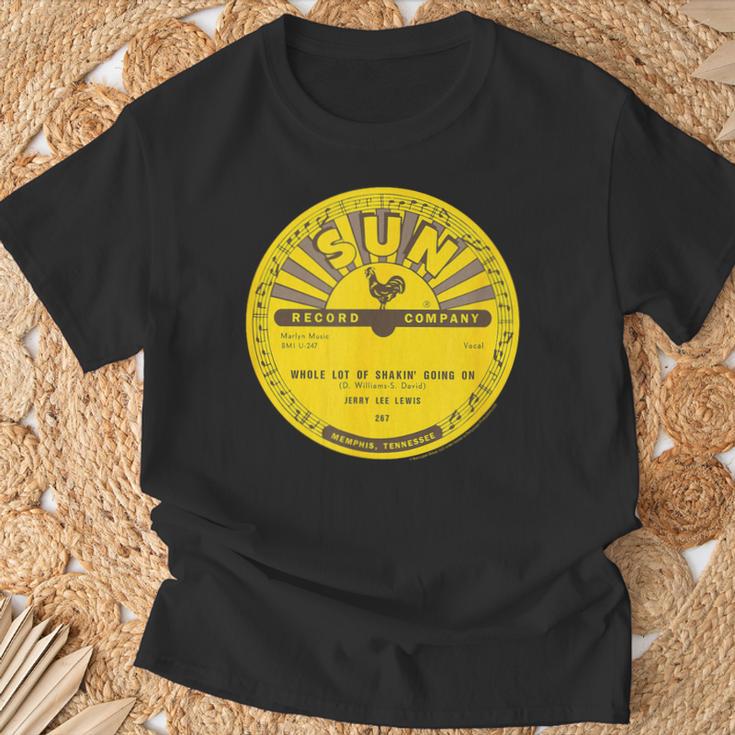 サンレコードビニールジェリー・リー・ルイスホール・ロット・オブ・シェイキン Tシャツ 高齢者への贈り物