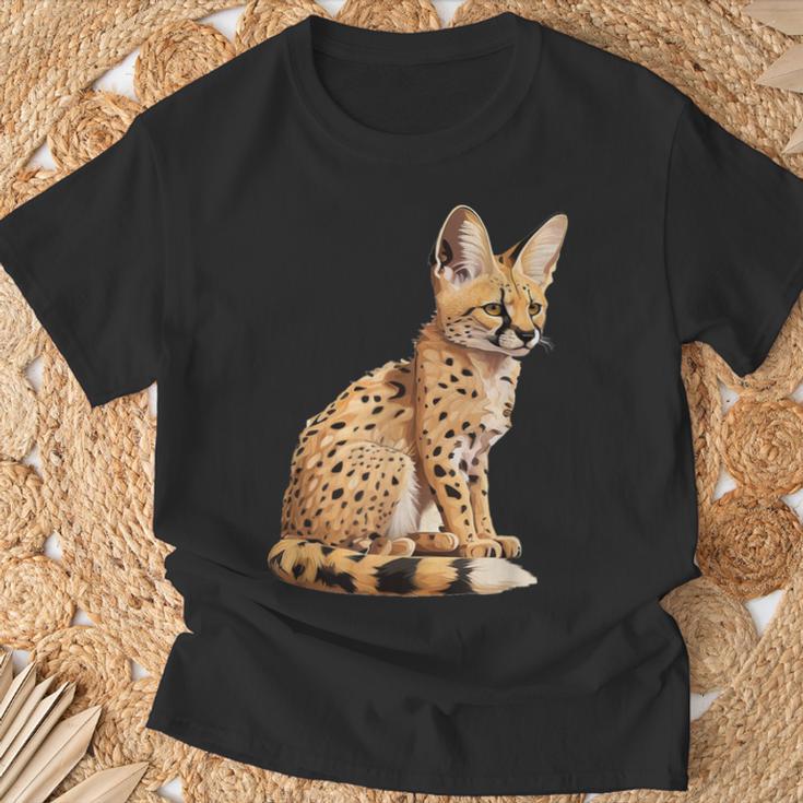 サーバル アニマル サーバルズ アフリカン ワイルドキャット サーバルキャット ワイルドキャット Tシャツ 高齢者への贈り物