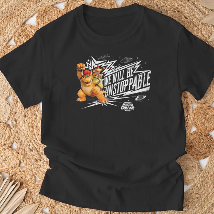 ザ・スーパーマリオギャラクシー・ムービー Boss Battle Tシャツ 高齢者への贈り物
