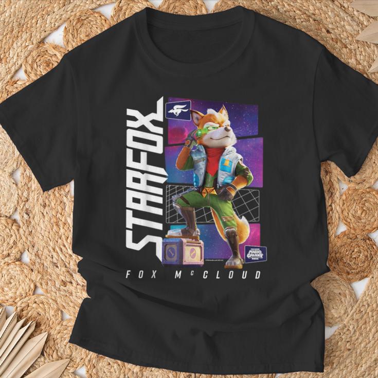 ザ・スーパーマリオギャラクシー・ムービー Fox Mccloud Hero Pose Tシャツ 高齢者への贈り物