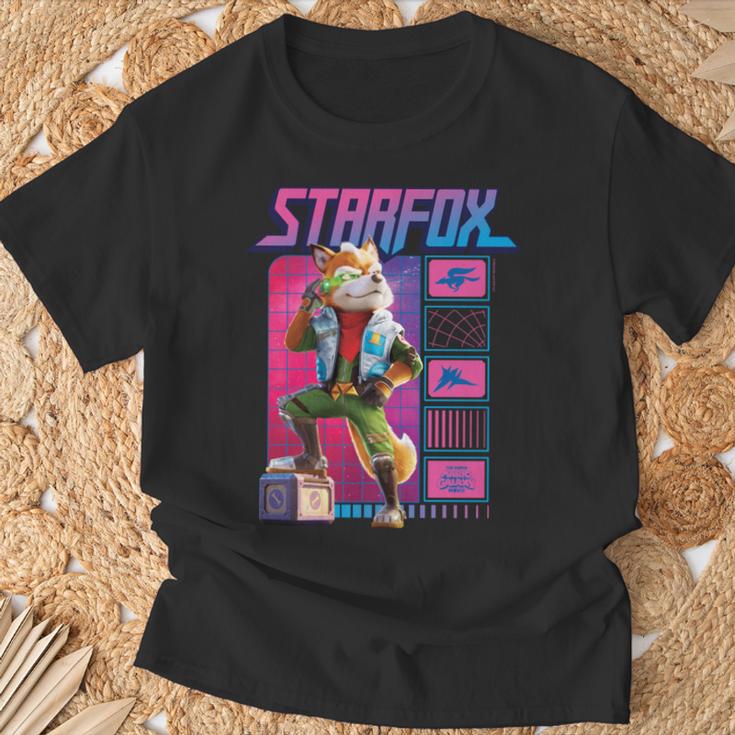 ザ・スーパーマリオギャラクシー・ムービー Fox Mccloud Retro Hero 長袖tシャツ Tシャツ 高齢者への贈り物