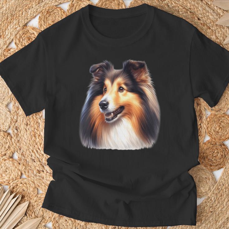 シェットランド・シープドッグ×シェルティ Tシャツ 高齢者への贈り物