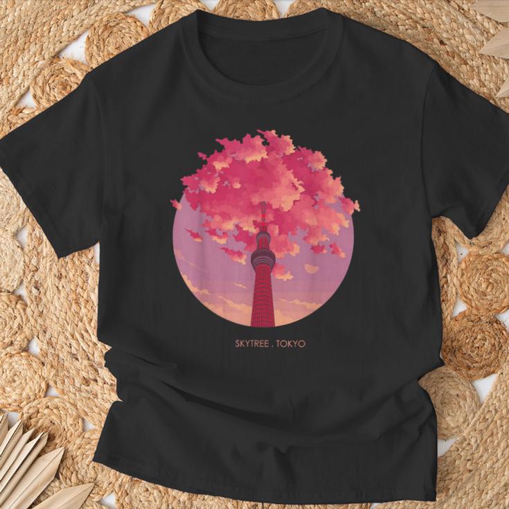 シグネチャー 東京都 スカイライン 日本土産 スカイツリー Tシャツ 高齢者への贈り物