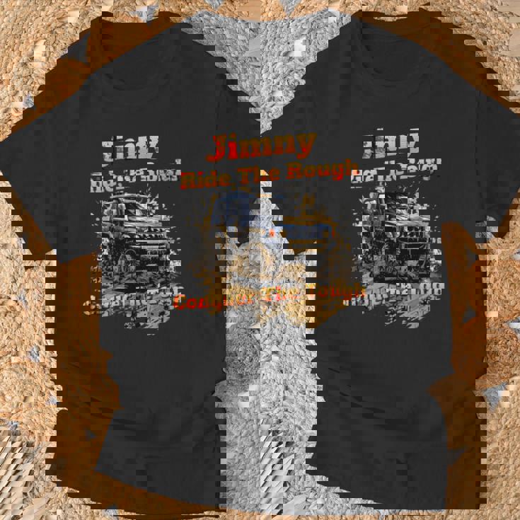 ジムニー 4X4 オフロード トラック 長袖tシャツ Tシャツ 高齢者への贈り物