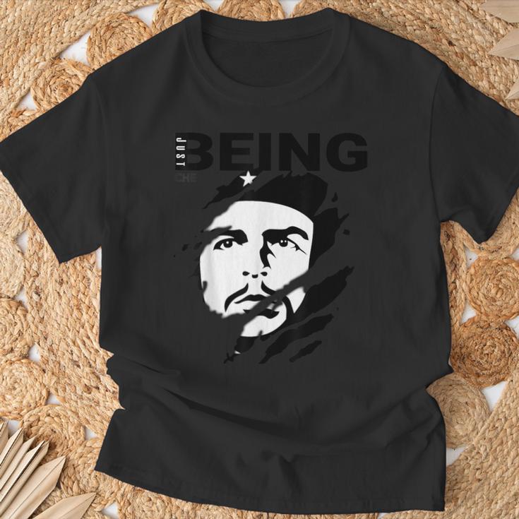 ジャストビーイングチェ・ゲバラ Tシャツ 高齢者への贈り物