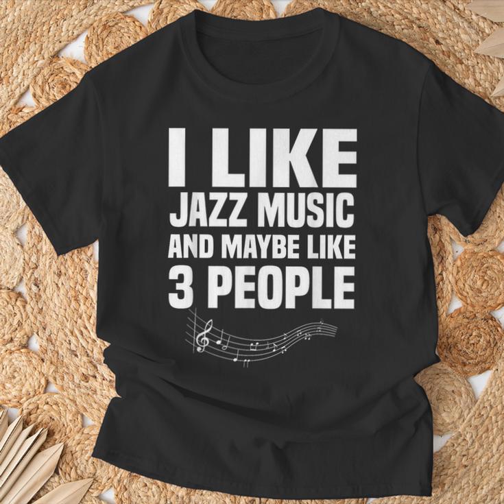 ジャズミュージックジャンル ミュージシャン 作曲家 内向的パフォーマー Tシャツ 高齢者への贈り物