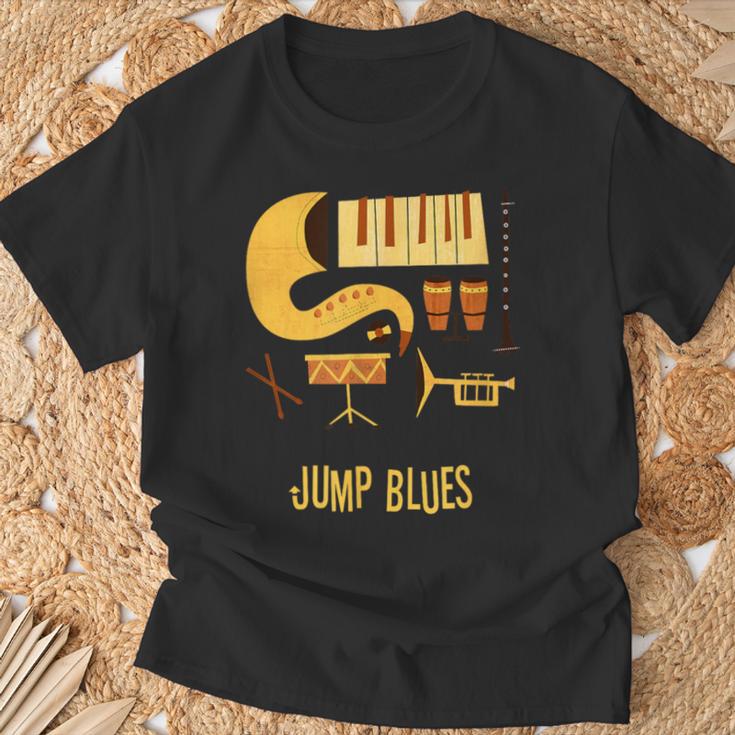 ジャンプ・ブルース-ヴィンテージ・ブルース・ミュージック Tシャツ 高齢者への贈り物