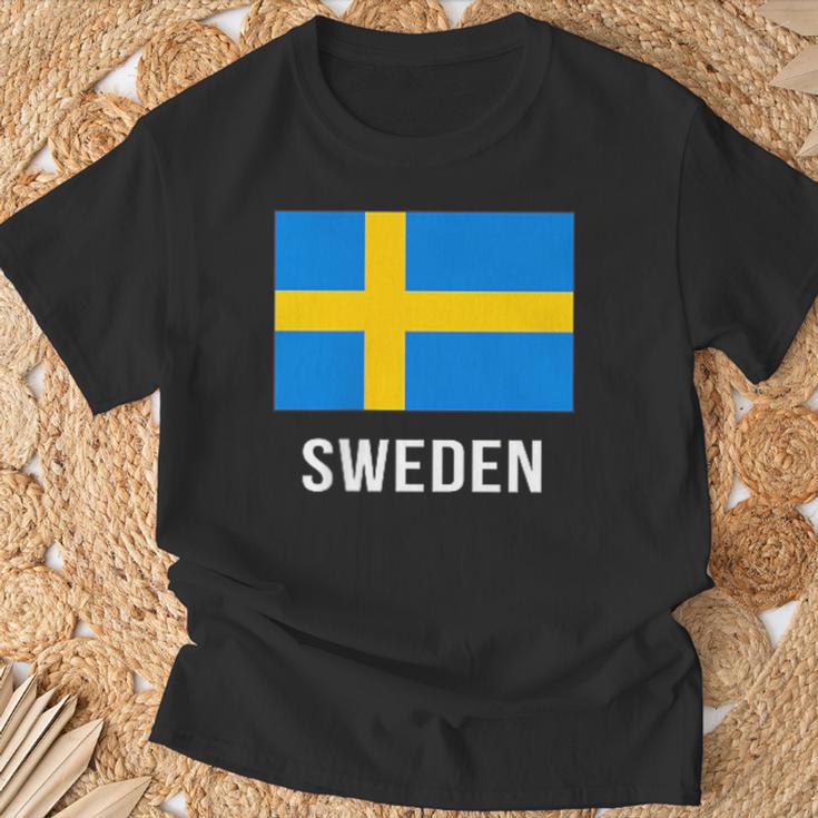 スウェーデン スウェーデンの国旗 Tシャツ 高齢者への贈り物