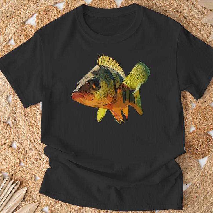 スズキ魚グラフィック デザイン海海洋動物 Tシャツ 高齢者への贈り物