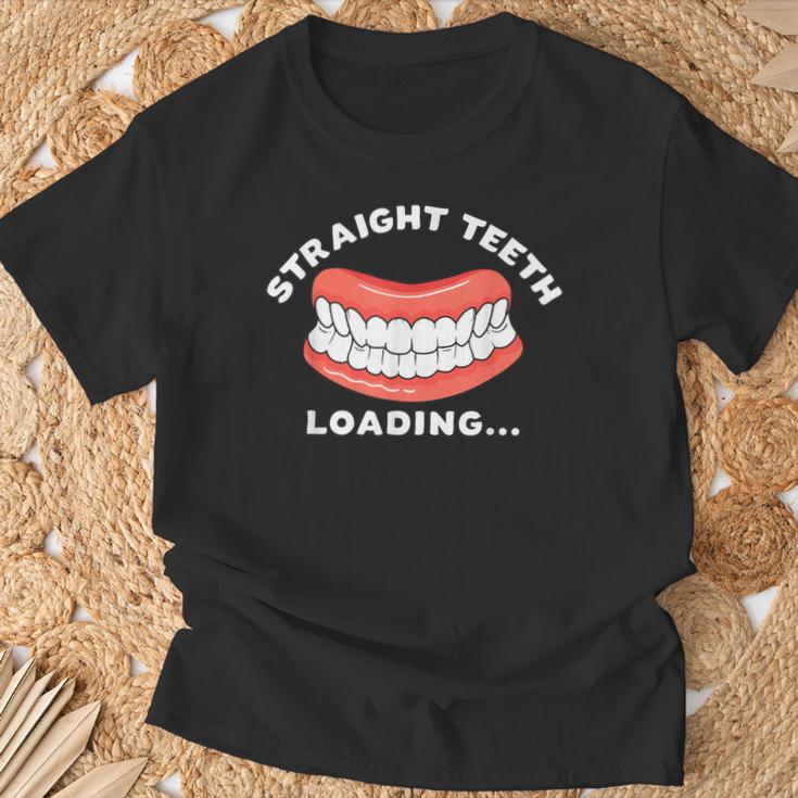 ストレート歯ローディング入れ歯フィニッシャー入れ歯 Tシャツ 高齢者への贈り物