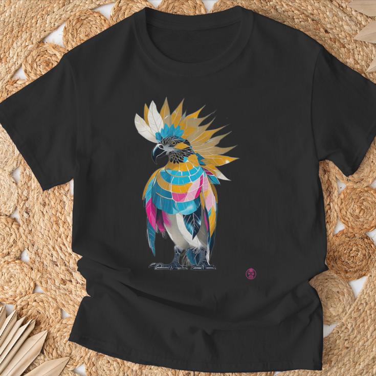 スピリットガイド 部族の鳥 Tシャツ 高齢者への贈り物