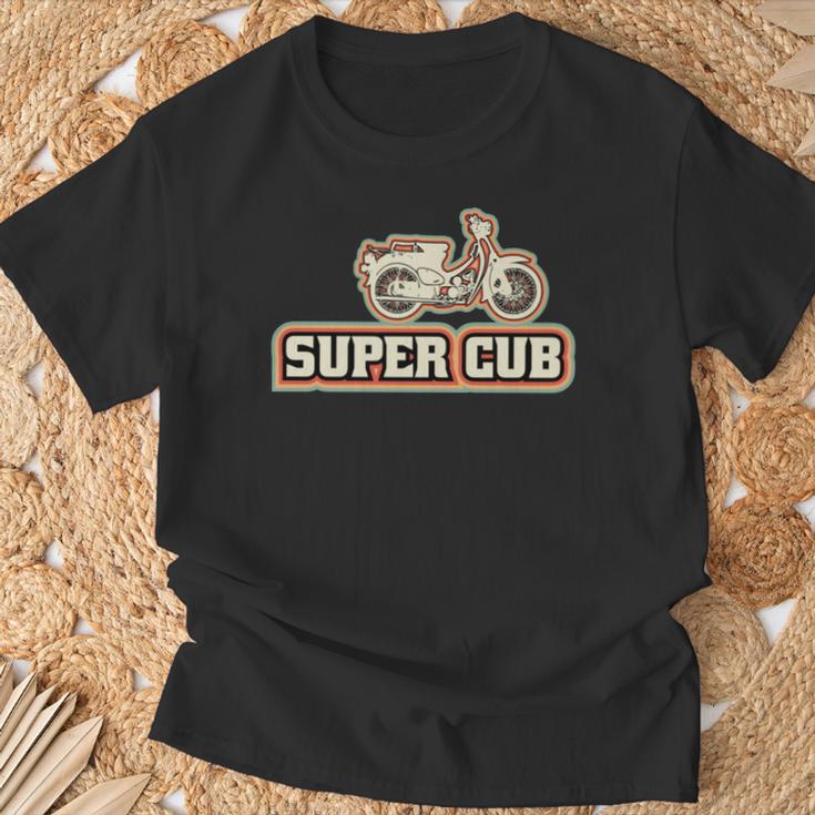 スーパーカブc100 原付バイク レトロジャパン 長袖tシャツ Tシャツ 高齢者への贈り物