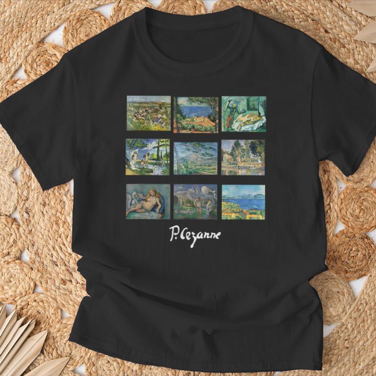 セザンヌの有名な芸術絵画 Cezanne Tシャツ 高齢者への贈り物