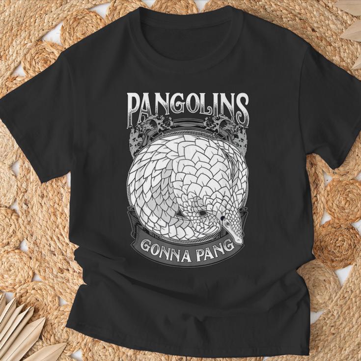 センザンコウ パンゴナ パン面白い パンゴリン アニマルを救います Tシャツ 高齢者への贈り物