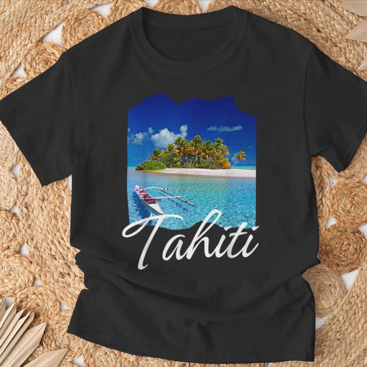 タヒチ フランス領ポリネシア タヒチ Tシャツ 高齢者への贈り物