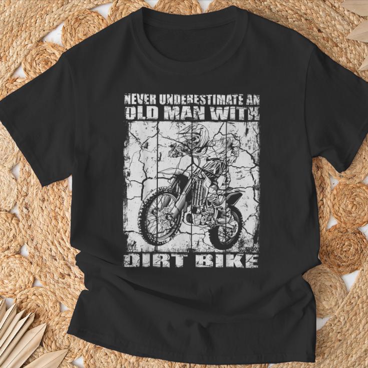 ダートバイクオールドマン Tシャツ 高齢者への贈り物
