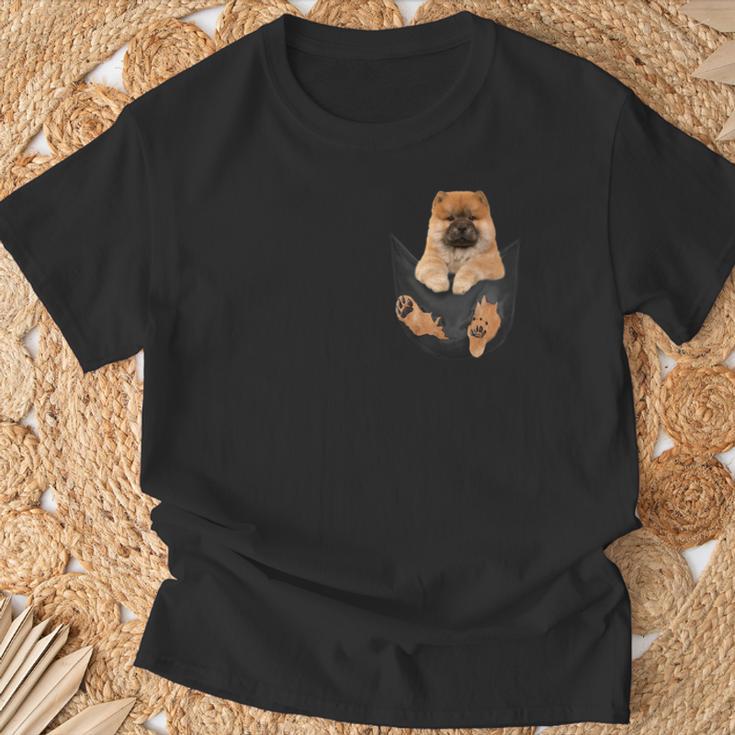 チャウチャウ愛好家のためのあなたのポケットに面白いチャウチャウ Tシャツ 高齢者への贈り物