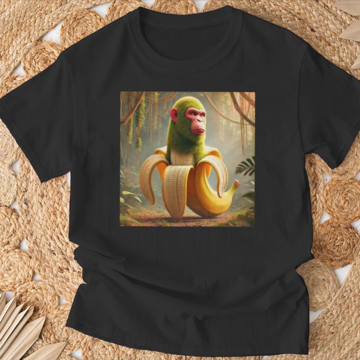 チンパンジーニ バナニーニ 長袖tシャツ Tシャツ 高齢者への贈り物