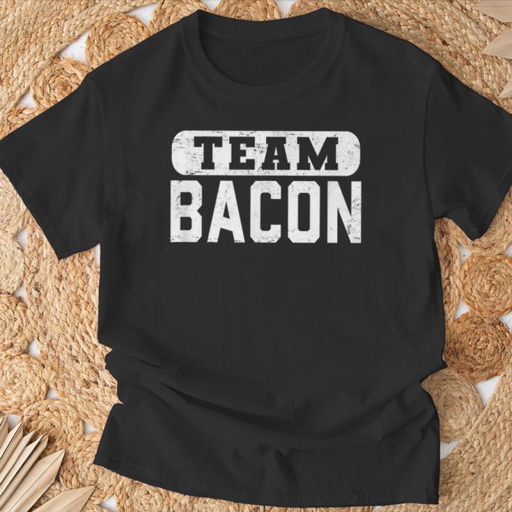 チームベーコンファニーベーコンラバー Tシャツ 高齢者への贈り物