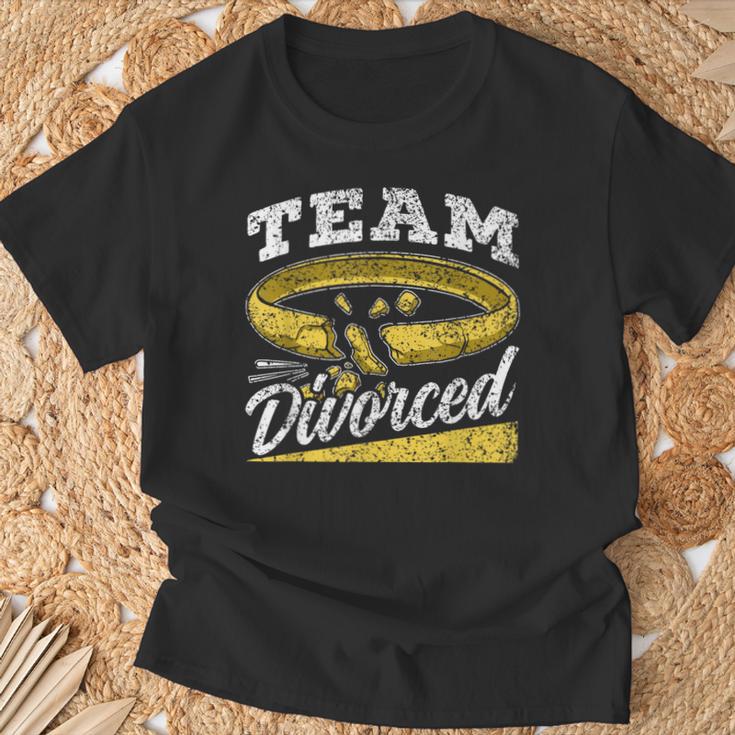 チーム・バツイチ 元 セパレート 皮肉 離婚 Tシャツ 高齢者への贈り物