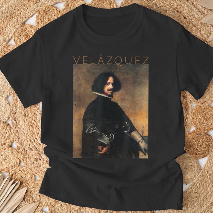 ディエゴ・ベラスケス 自画像 Tシャツ 高齢者への贈り物