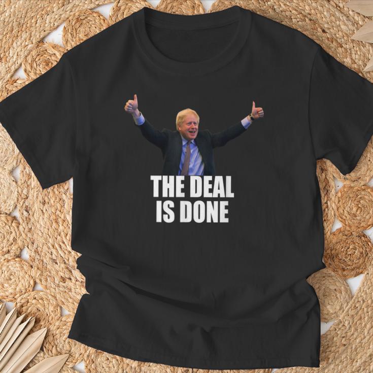 ディールは完了ですボリス・ジョンソン Brexit Deal Tシャツ 高齢者への贈り物